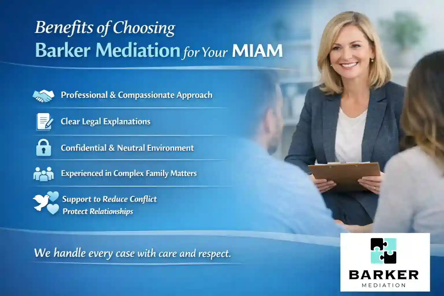 Benefits of Choosing Barker Mediation for Your MIAM Oldham
