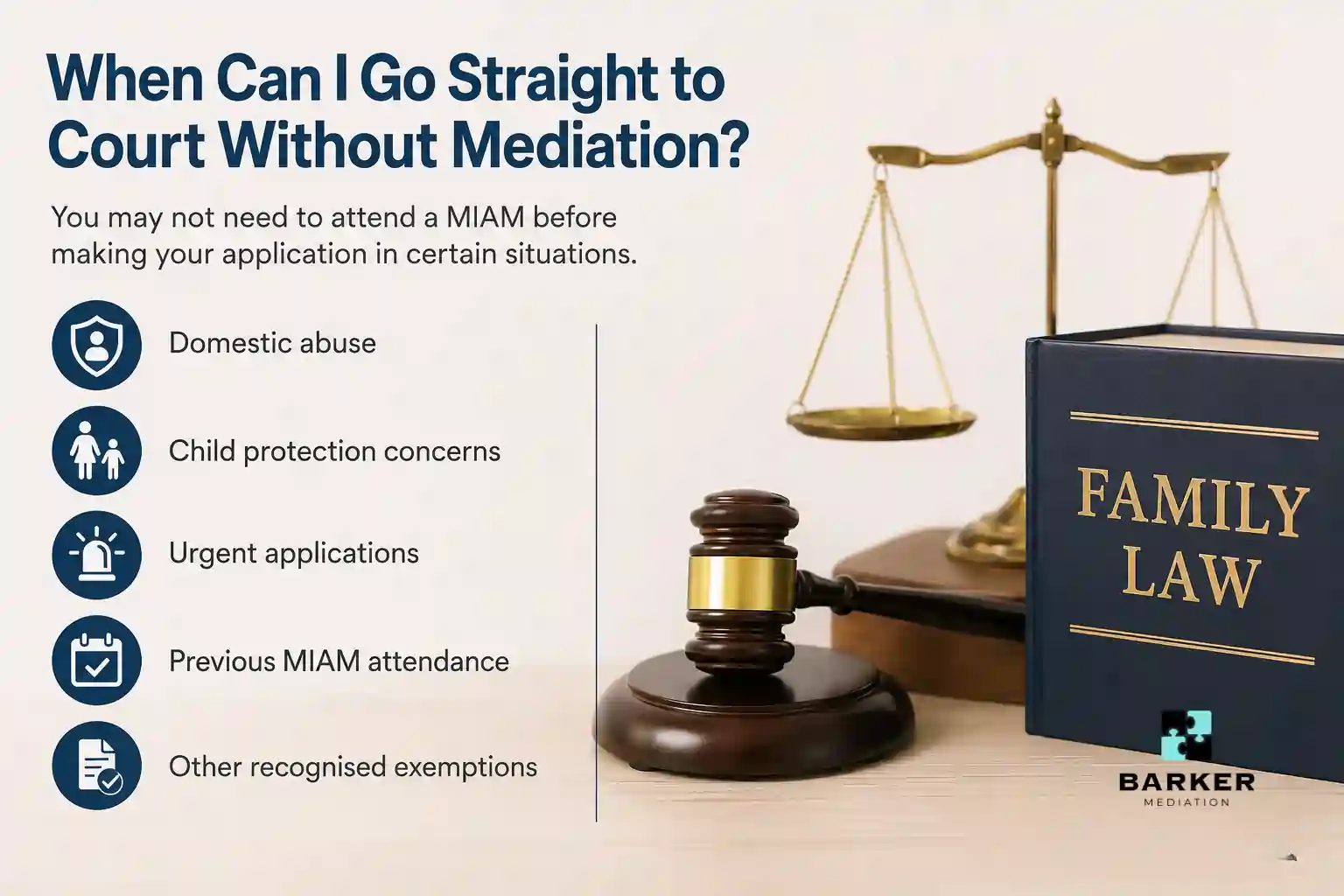 When Can I Go Straight to Court Without Mediation Oldham?
